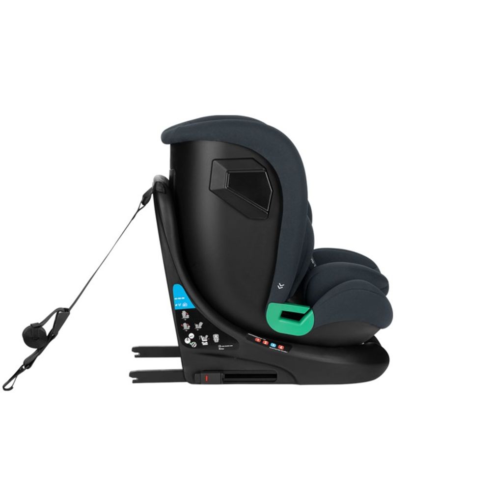 Kikka Boo Autosjedalica I-Roll 40-150cm i-Size Isofix, Dark Grey slika 5
