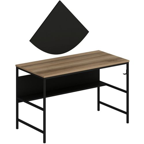 Woody Fashion Radni stol, Greta - 4481 - Dore, Black slika 5