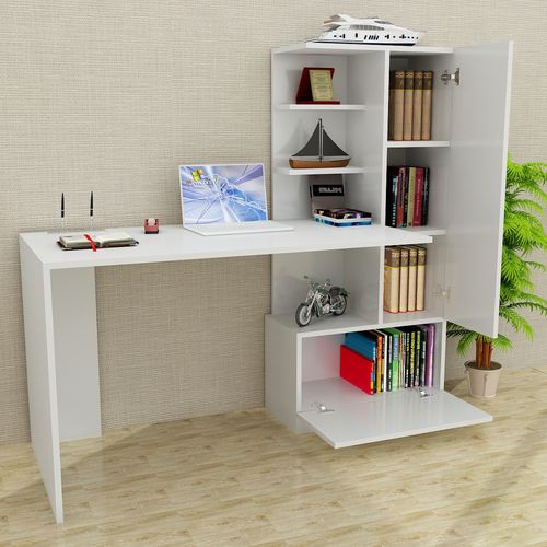 Merinos - White White Study Desk slika 2