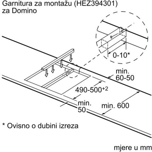 BOSCH DOMINO ploča INDUKCIJSKA Serie 6|, ES slika 2