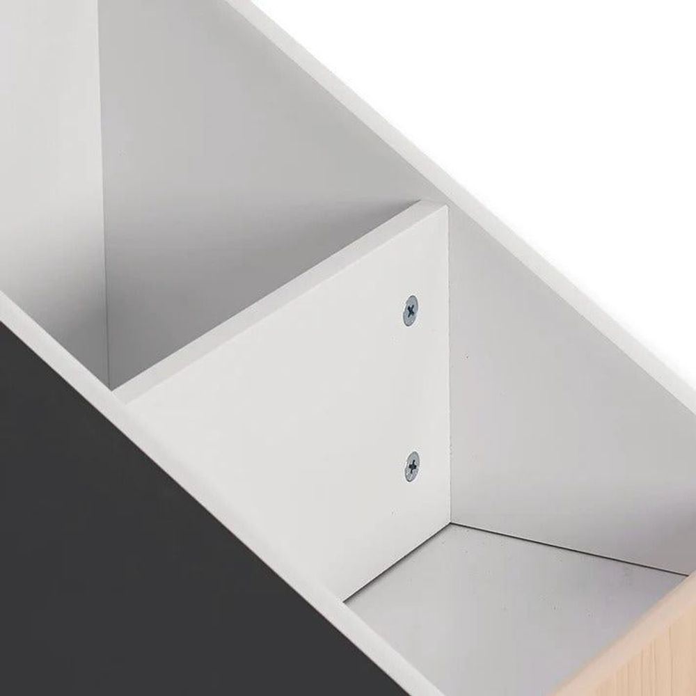 Kinder Home Dječija drvena polica sa tablom za crtanje House slika 5