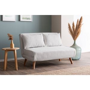 Atelier Del Sofa Dvosjed, Folde 2-Seater - Teddy Fabric - Cream