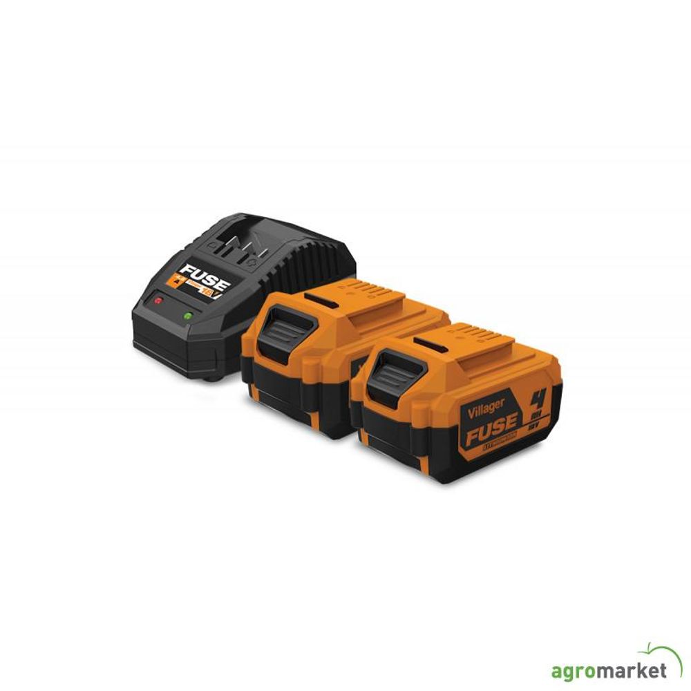Villager FUSE 18V set baterija 2 x 4.0Ah + punjač 4,5A slika 1
