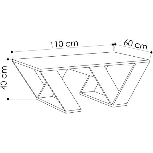 Pipra - White White Coffee Table slika 4