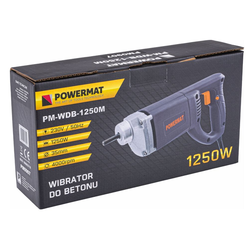 VIBRATOR ZA BETON 1500W + 2M POKER PM-WDB-1250M slika 8