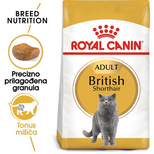 ROYAL CANIN FBN British Shorthair, potpuna i uravnotežena hrana za odrasle mačke, specijalno za britanske krtkodlake mačke starije od 12 mjeseci, 2 kg slika 6