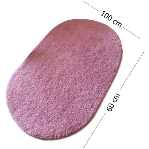 Colourful Cotton Kupaonski tepih, Colors of Oval - Pink slika 3