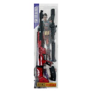 SCAR Assault Rifle - Red With Laser (41 cm)