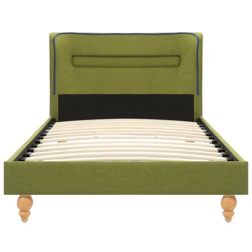 Krevet od tkanine s memorijskim madracem LED zeleni 90 x 200 cm slika 39