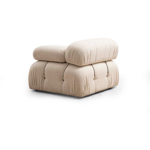 Atelier Del Sofa Trosjed, Krem, Bubble 3 Seater ( L1-O1-1R) - Bouclette slika 6