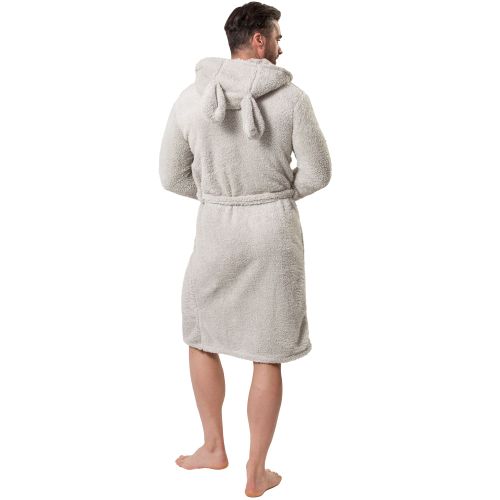 Muški kućni ogrtač Teddy Grey Men S/M slika 7