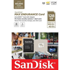 SanDisk MAX ENDURANCE microSD kartica, 128GB