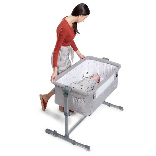  Kinderkraft Krevetac NESTE UP – Light Grey Melange slika 7