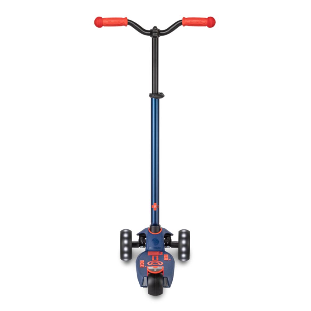 Micro Romobil Maxi Deluxe Pro LED, Navy Red slika 4