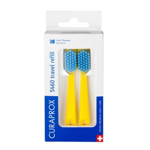 Curaprox Nastavak CS 5460 Ultra Soft 2kom - Nastavak za četkicu putnog seta, Žuti
