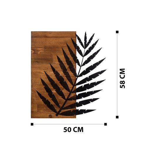 Wallity Zidna dekoracija drvena, Leaf3 Metal Decor slika 8