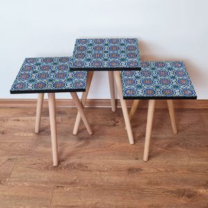 Set Nesting Stolova (3 Komada) 3Shp50 - Višebojni