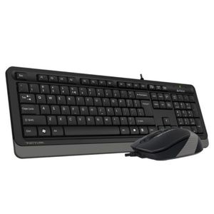 A4 Tech F1010 FSTYLER USB US siva tastatura + USB sivi miš