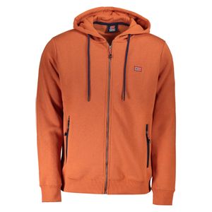 NORWAY 1963 MEN'S BROWN ZIP-UP SWEATSHIRT