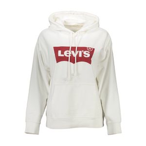 LEVI'S Ženska Bijela Majica s Kapuljačom Bez Zatvarača