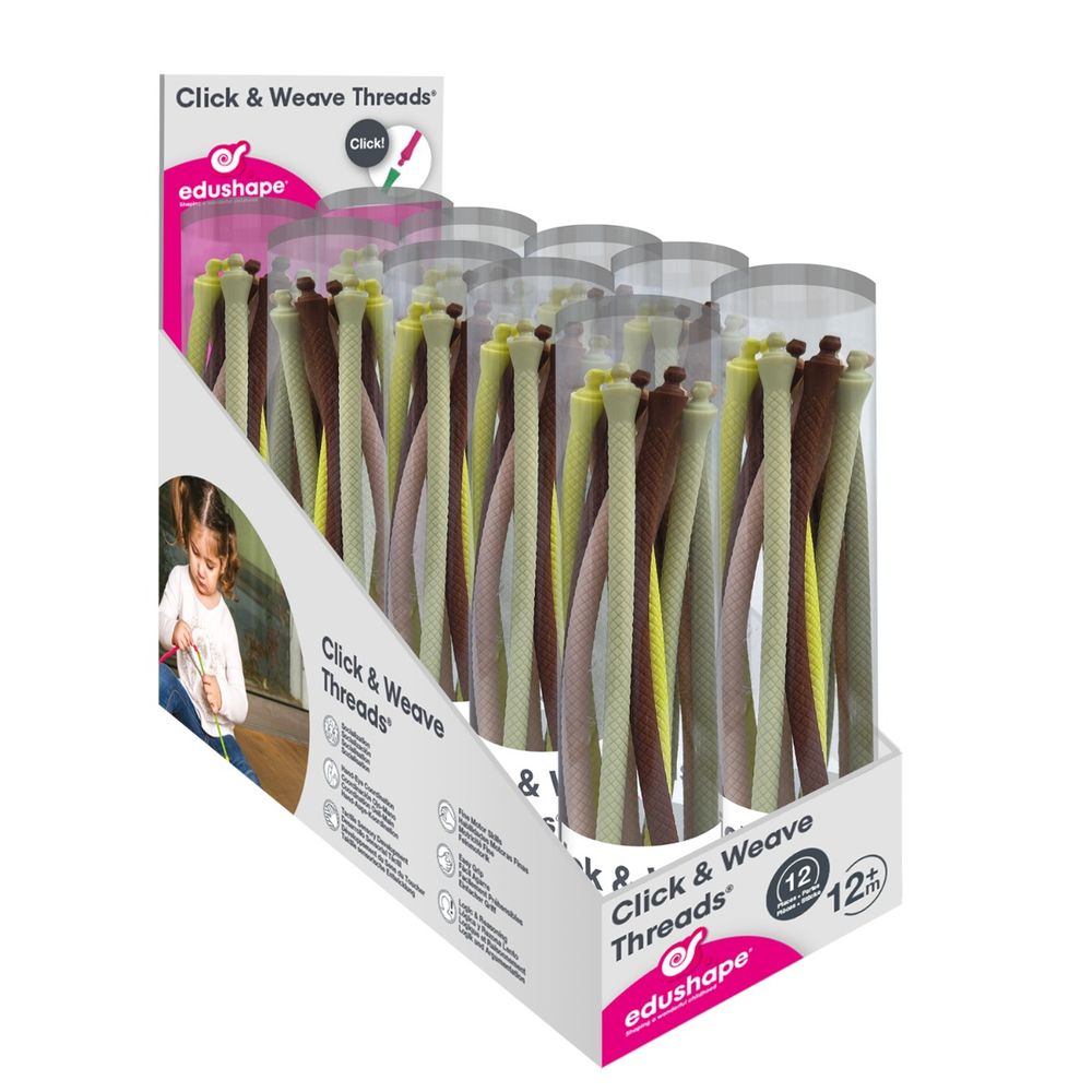Edushape igračka Click &amp; Weave Threads - Boho Chic slika 3