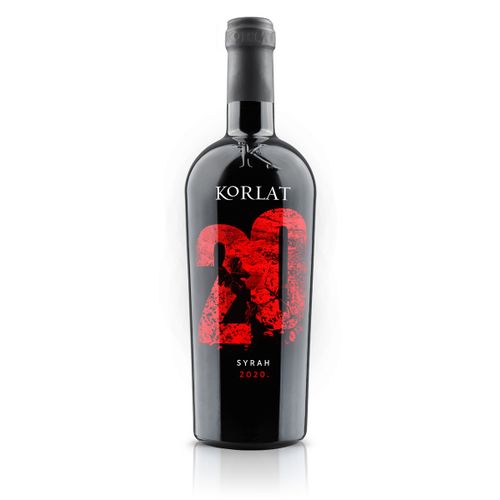 Korlat Syrah 2020., 0,75L, zaštićena oznaka izvornosti slika 1