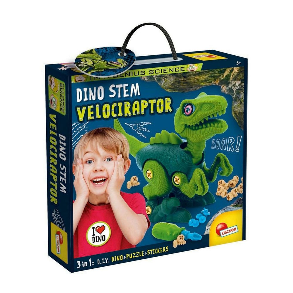 Lisciani I'm Genius Science, Dino Stem Velociraptor 3U1 slika 1