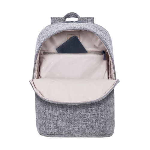 Ruksak RivaCase 15.6" Anvik 7962 Light Grey laptop backpack slika 7