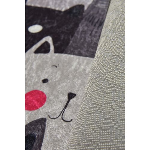 Colourful Cotton Kupaonski set  tepiha CATS 2 komada, Meow - Grey slika 5
