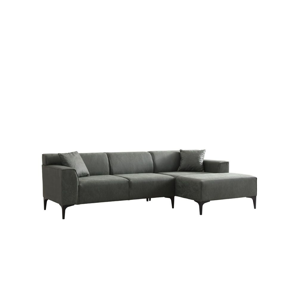 Ugaona sofa New Petra R - Zelena slika 7