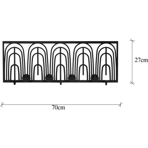 Wallity Metalna zidna vješalica Dönence WSH-013 slika 6