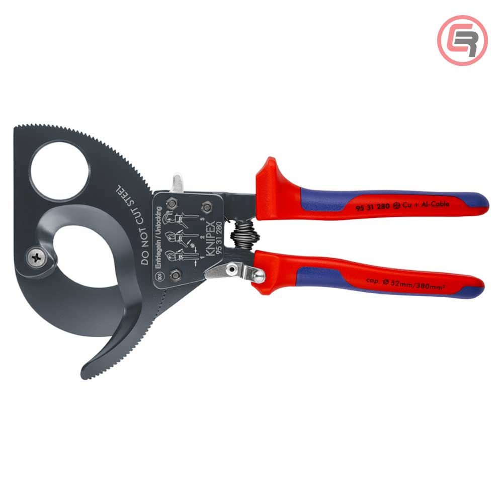 Knipex Škare Makaze 280mm Za Kablove fi 52mm / 380mm2 - 95 31 280 slika 3