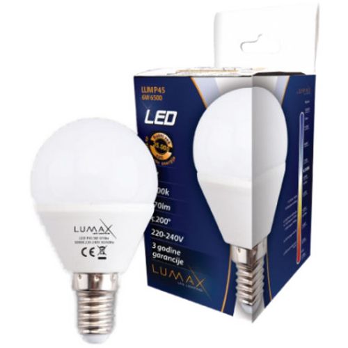 Lumax Sijalica Led LUMP45-6W 3000 540lm E14 slika 1