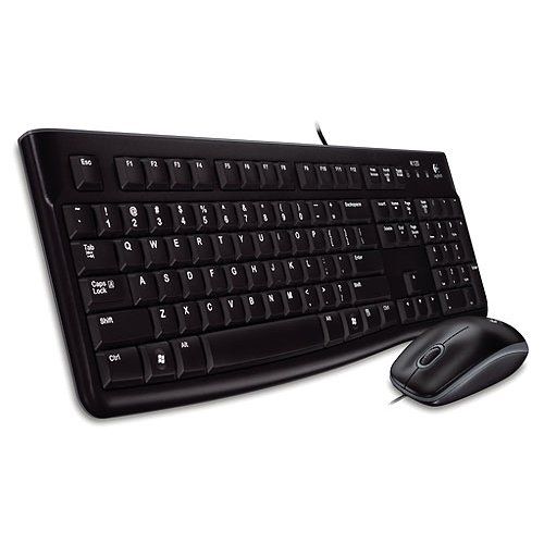 LOGITECH MK120 US 920-002563 Crna Žična tastatura i miš slika 1