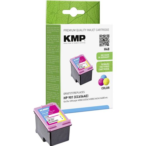 KMP tinta zamijenjen HP 901 kompatibilan  cijan, purpurno crven, žut H48 1711,4560 slika 3