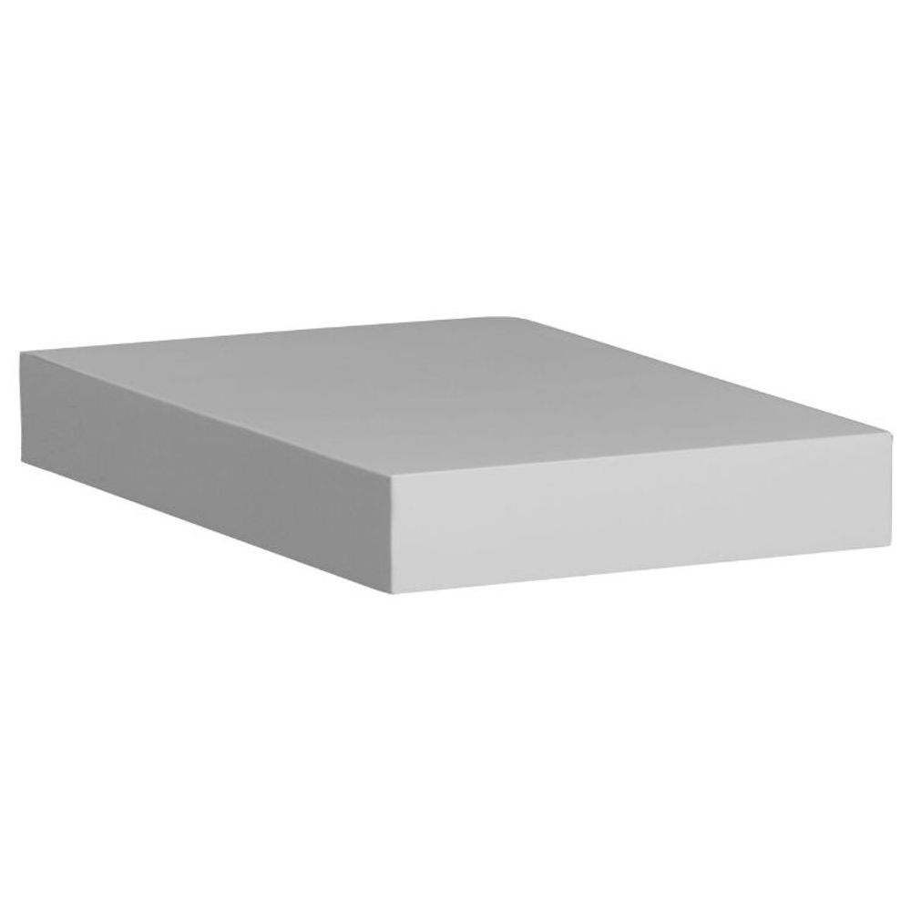 Five fixy polica zidna 23.5x23.5x3.8cm mdf bijela slika 1