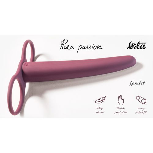 Strap-on Lola games Pure Passion Gimlet Wine red slika 5