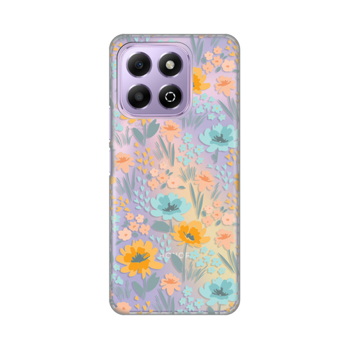 Torbica Silikonska Print Skin za Honor X6b Lovely Flowers slika 1