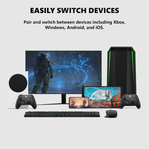 Joypad WIFI kontroler za XBOX One, XBOX X series, PC Windows, PS 3 zeleni slika 13