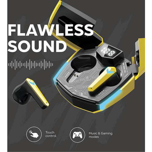 CANYON GTWS-2 Gaming True Wireless Headset, yellow slika 8