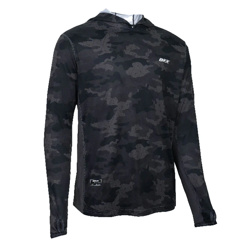 BKK Hooded Long Sleeve Performance Shirt CAMO #XL slika 2