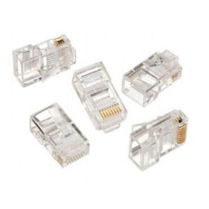 LC-8P8C-001/100 Modular plug RJ45  8P8C 30u CAT5e gold plated, 100 u pakovanju / CENA PO PAKOVANJU