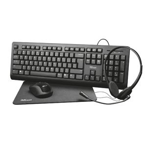 Trust Primo 4in1 Office set tastatura+wireless miš+podloga za miš+slušalice