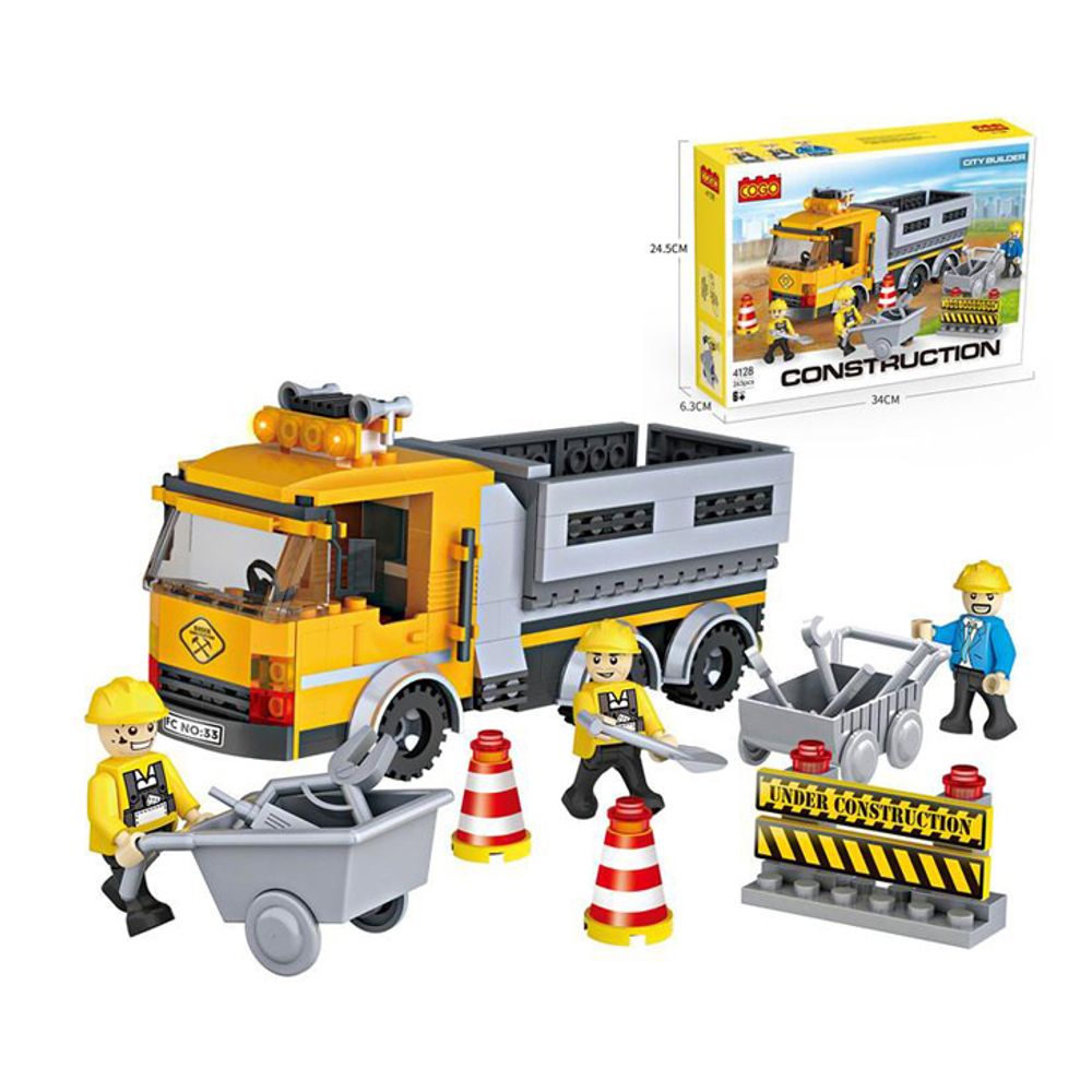 MKH957177 Kamion sa Radnicima i Kockama - 263 Komada slika 1
