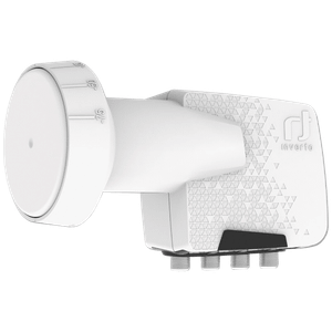Inverto LNB Quad, šum 0,3dB, Home Pro, DVB-S2 ( HD - UHD ) - IDLH-QDL410-HMPRO-OPN