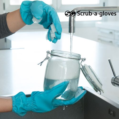 Rukavice za Čišćenje s Četkicama Scrub-a-Gloves (2 kom.) slika 7