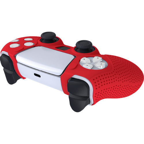 White Shark PS5 silikonska navlaka za kontroler PS5-541 BODY LOCK crvena slika 8