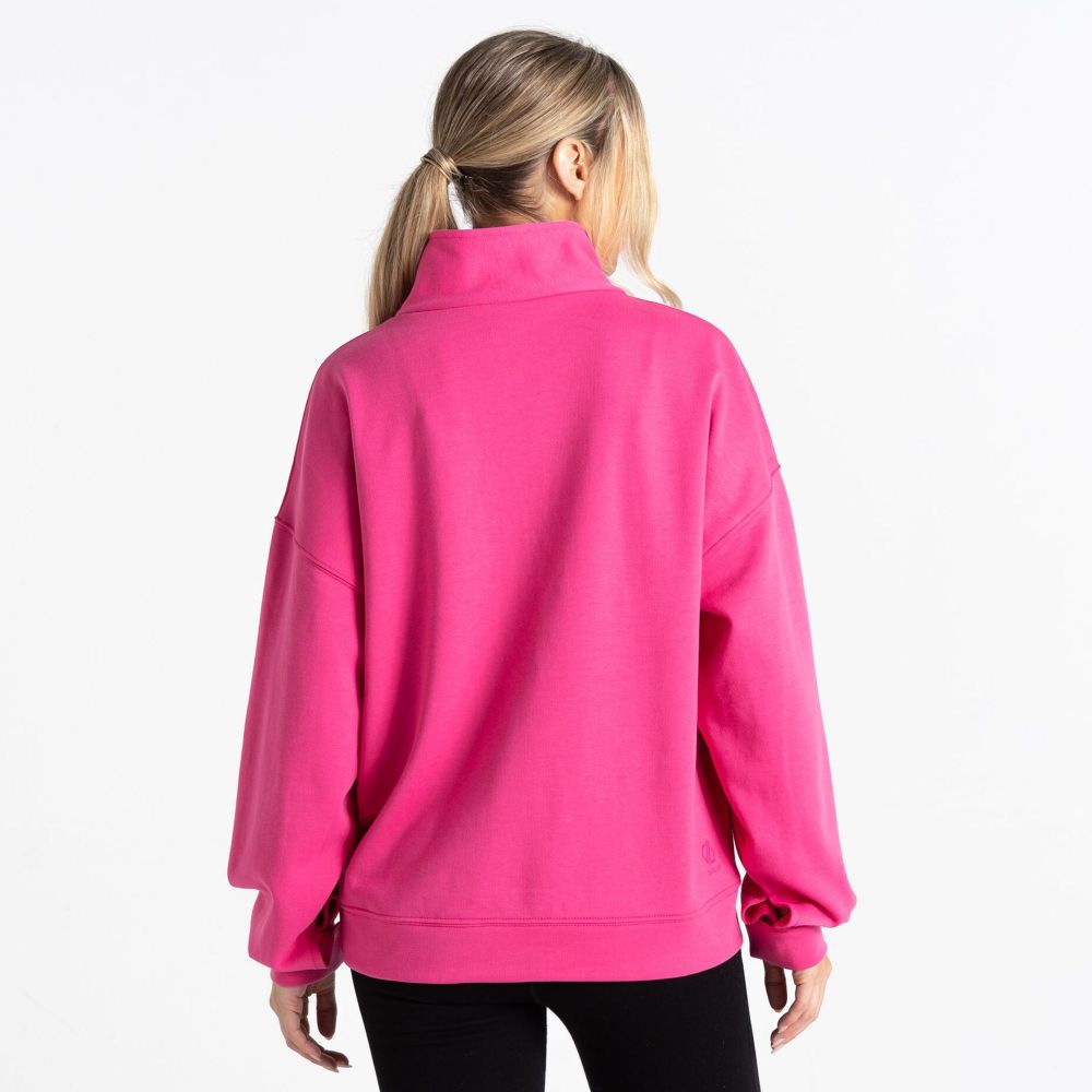 Dare2B Ženski duks Recoup II Half Zip, Sweatshirt Pure Pink slika 5
