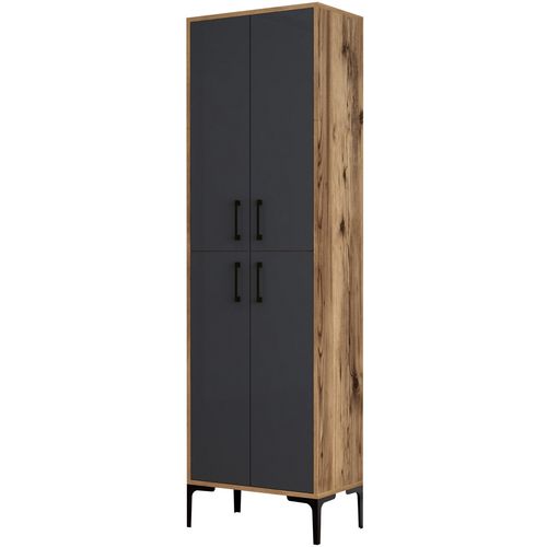 Berlin A - Walnut, Anthracite Walnut
Anthracite Multi Purpose Cabinet slika 5