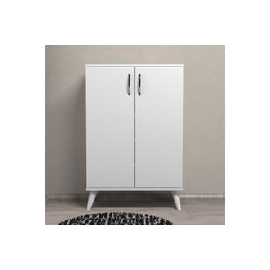 AYK0101 White Shoe Cabinet